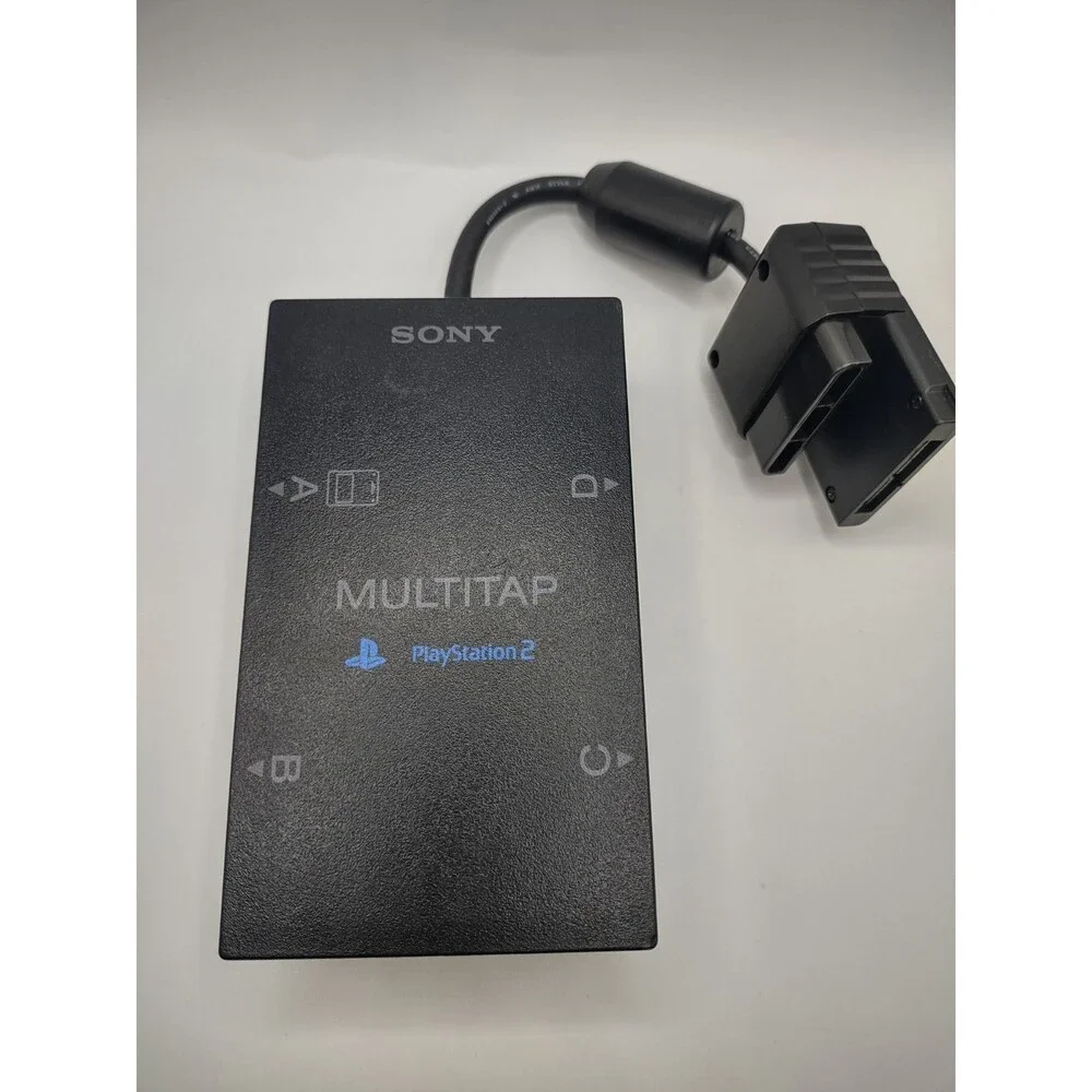 Sony Playstation 2 (PS2) Multitap Adapter SCPH-10090 OEM W/ 8MB Memory Card OEM